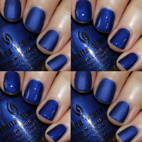 💖3/$15💖 China Glaze Polish 1472 Combat Blue - Picture 6 of 6